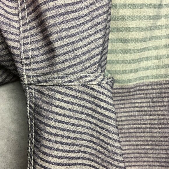 Ezekiel Mens Board Shorts size 30 Gray Purple Striped Polyester Spandex Stretch - Picture 10 of 10